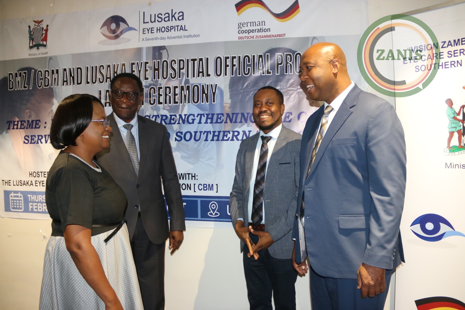 LEH launches the Eye Vision Zambia With CBM