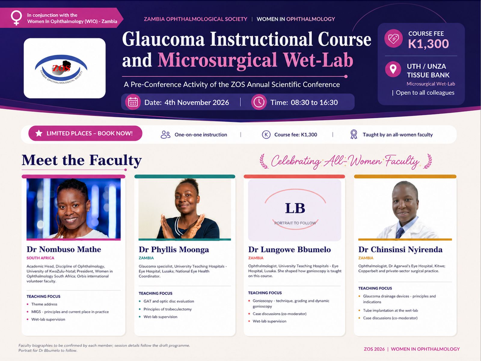 Glaucoma Instructional Course and Microsurgical Wet-Lab